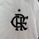 Camisa Flamengo II 24/25 - Torcedor Adidas Masculina - Branca com detalhes em vermelho