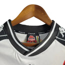 Camisa Vasco da Gama I Retrô 2000 -  Torcedor Masculina - Branca com a faixa em preto e detalhes em amarelo e vermelho