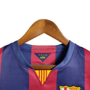 Camisa Retrô Barcelona I 14/15 - Masculina  - Azul e vermelha