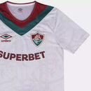 Camisa Fluminense III 24/25 - Torcedor Masculina - Branca com detalhes em vermelho e verde