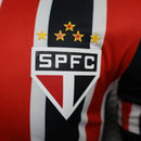 Camisa São Paulo II 24/25 - Jogador New Balance Masculina - Preta e vermelha e branca