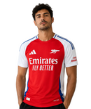 Camisa Arsenal I 24/25 - Torcedor Masculina - Branca com detalhes em azul e vermelho