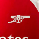Camisa Arsenal I 24/25 - Torcedor Masculina - Branca com detalhes em azul e vermelho
