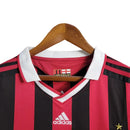Camisa Retrô AC Milan 2009/2010 - Masculina - Vermelha e preta