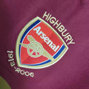 Camisa Arsenal Retrô 2005/2006 Vinho.