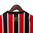 Camisa São Paulo II 24/25 - Torcedor Masculina - Vermelha e preta