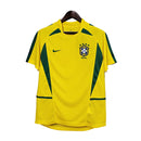 Camisa Retrô 2002 Seleção Brasileira I Masculina - Amarela