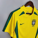 Camisa Retrô 2002 Seleção Brasileira I Masculina - Amarela