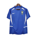 Camisa Retrô 2002 Seleção Brasileira II  Masculina - Azul