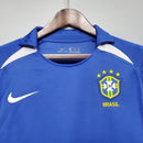 Camisa Retrô 2002 Seleção Brasileira II  Masculina - Azul