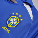 Camisa Retrô 2002 Seleção Brasileira II  Masculina - Azul