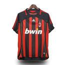 Camisa Retrô Milan 2006/2007 - Masculina - Vermelha e preta