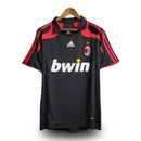 Camisa Retrô AC Milan II 2007/2008 - Masculina - Preta com detalhes em vermelho