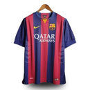 Camisa Retrô Barcelona I 14/15 - Masculina  - Azul e vermelha