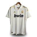 Camisa Retrô Real Madrid I 11/12 - Masculina - Branca com detalhes em dourado