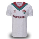Camisa Fluminense III 24/25 - Torcedor Masculina - Branca com detalhes em vermelho e verde
