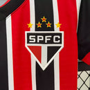 Camisa São Paulo II 24/25 - Torcedor Masculina - Vermelha e preta