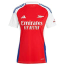 Camisa Arsenal I 24/25 - Torcedor Feminina - Vermelha com detalhes em branco