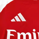 Camisa Arsenal I 24/25 - Torcedor Feminina - Vermelha com detalhes em branco