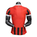 Camisa AC Milan I 24/25 - Jogador  Masculina - Vermelha e preta