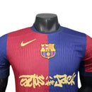 Camisa Barcelona I 24/25 - Jogador Masculina -Player Version x Travis Scott Home